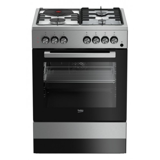 Beko Cooker 3 Gas + 1 Electric: FSET63110DX