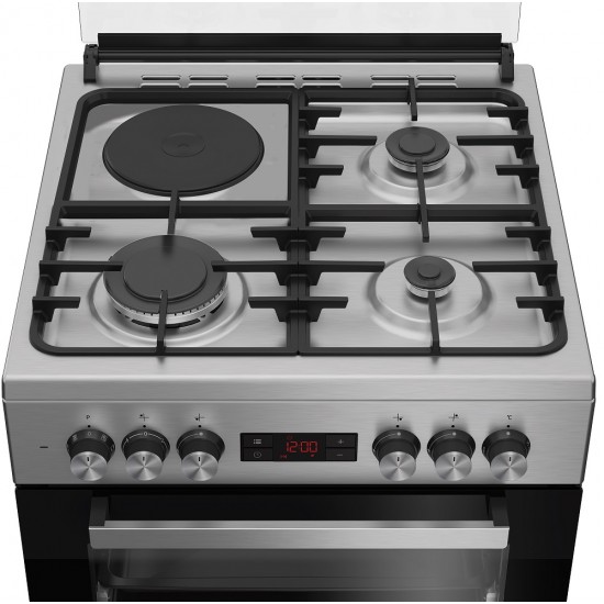 BEKO Cooker 3 Gas + 1 Electric: FSM63330DXDSL 