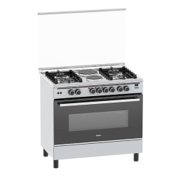 Haier 4Gas + 2Electric 90X60 Cooker with Oven: HCR6042EDS