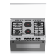 Haier 4Gas + 2Electric 90X60 Cooker with Oven: HCR6042EDS