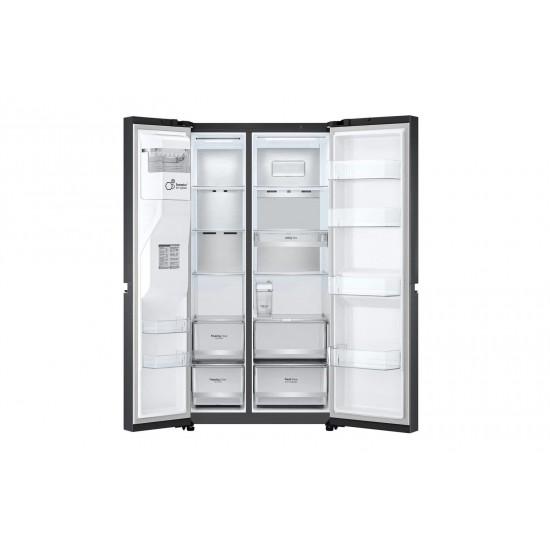 LG Net 635(L) Side-by-Side Fridge: GC-J257SQRS