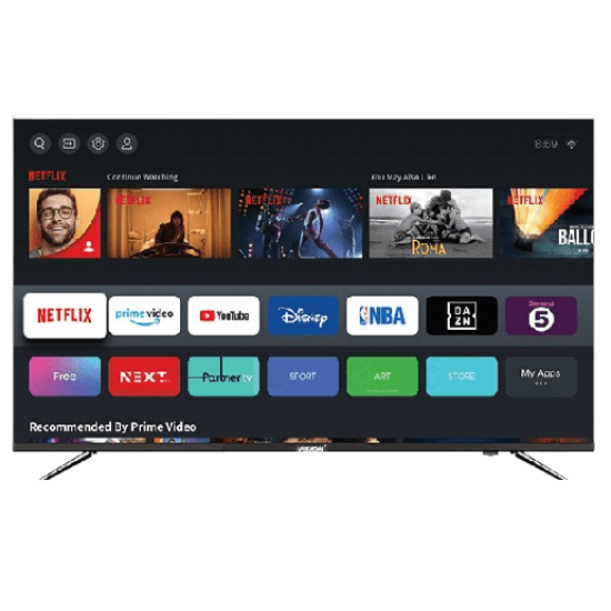 Vision Plus 55″ 4K Frameless V+ OS Smart TV: VP8855KV