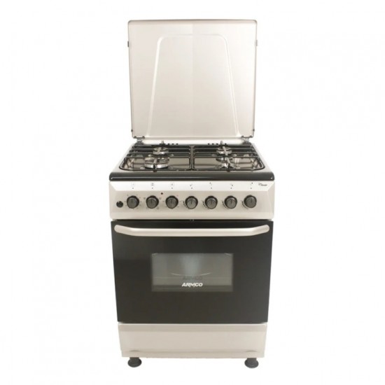 Armco 4 Gas, 60X60 Electric Oven Cooker: GC-F6640MX(SL)