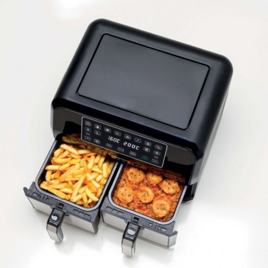 Kenwood Dual Air Fryer - 4L+4L: HFM75.000MB