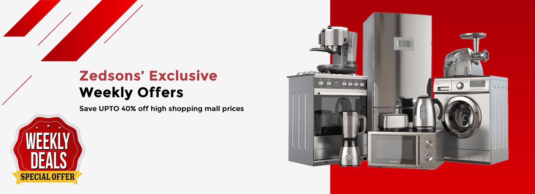 Special offers on electronics and home appliances