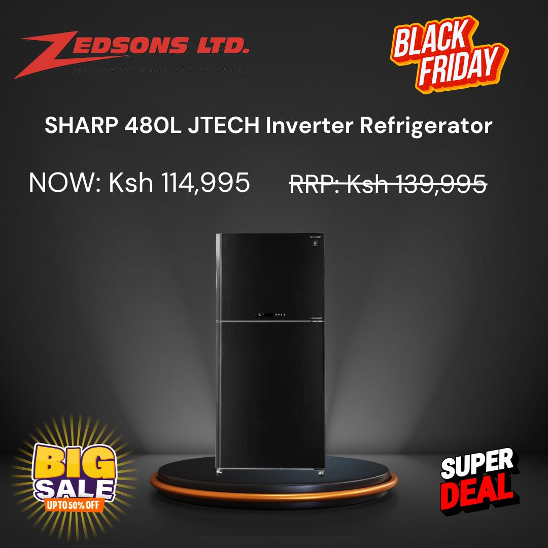 SHARP 480L JTECH Inverter Refrigerator